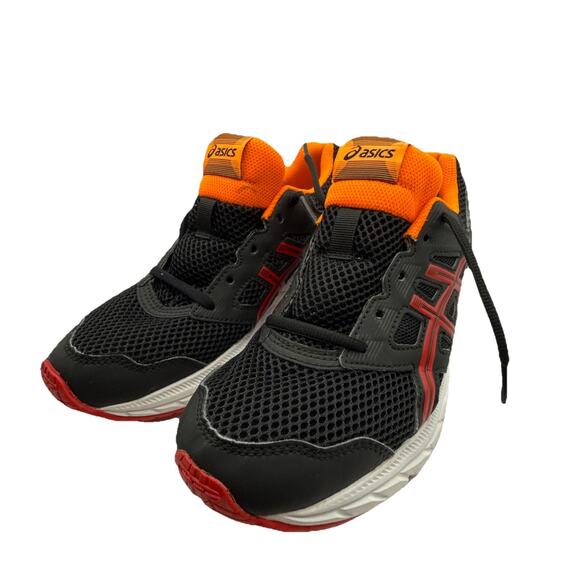 Size 6.5 - Women’s ASICS Running Shoes Black Orange - Picture 1 of 10